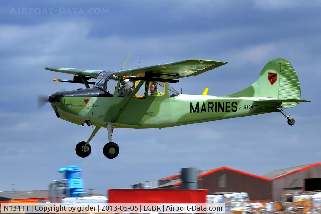 N134TT, 1957 Cessna 305C (0-1E) C/N 24541, Very welcome visitor...