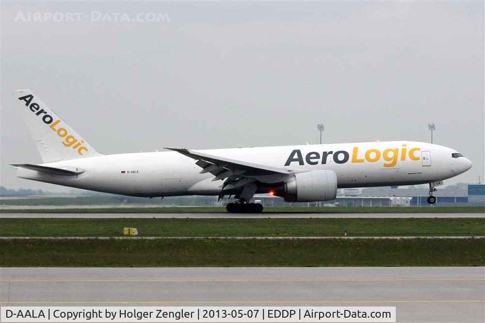 D-AALA, 2009 Boeing 777-FZN C/N 36001, AeroLogic´s no. 1 on rwy 08R...
