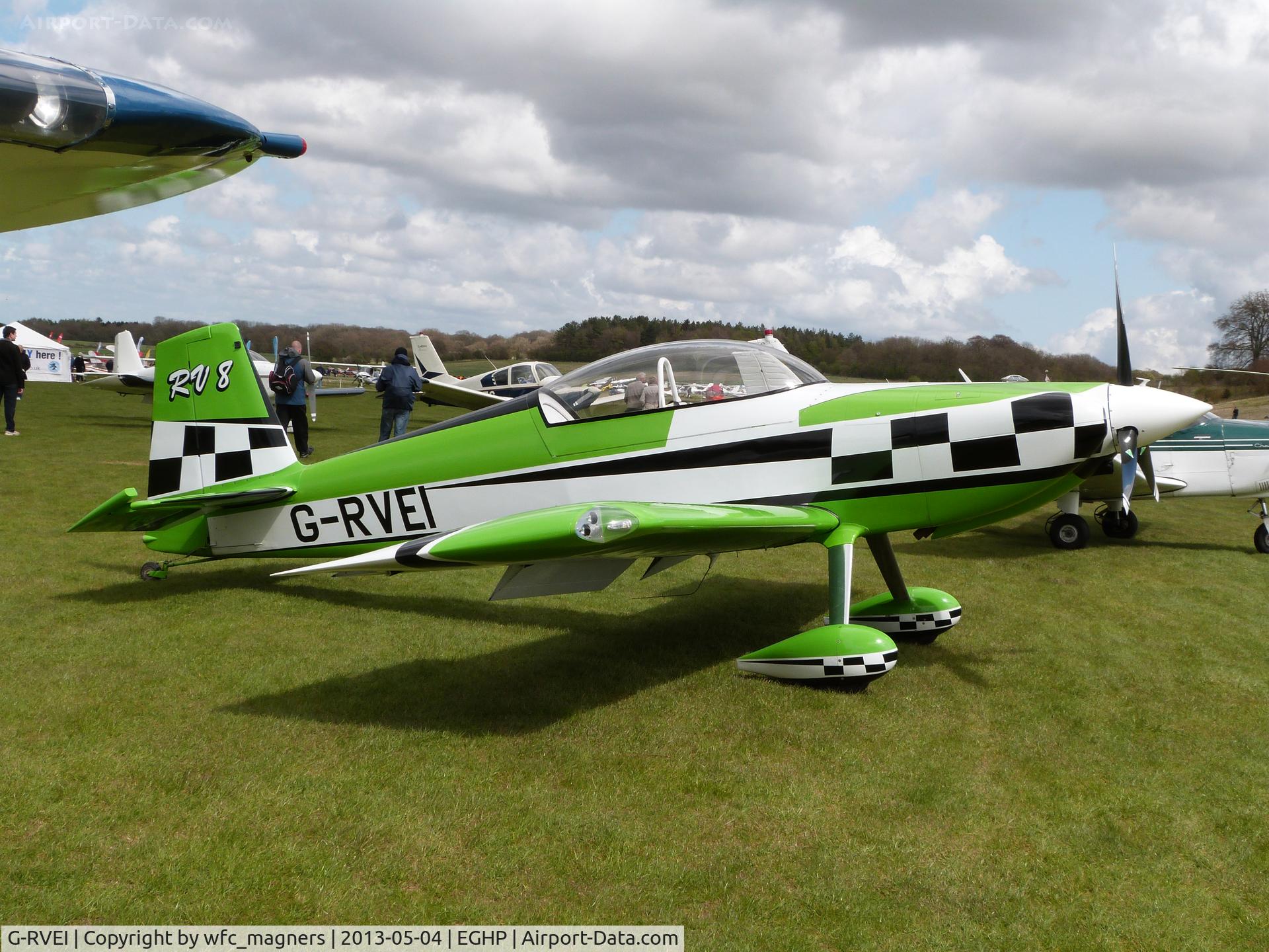 G-RVEI, 2011 Vans RV-8 C/N LAA 303-14961, D. Stephens.
Microlight Trade Fair, Popham Airfield