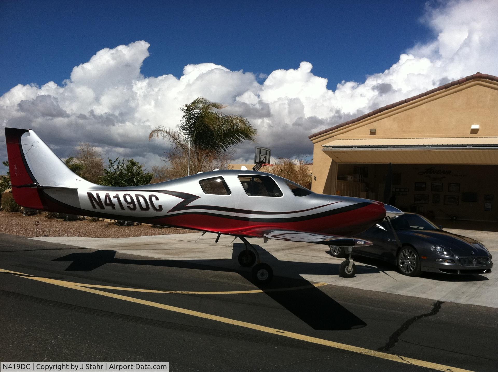 N419DC, 2011 Lancair IV-P C/N LIV-471, TSIO-550 powered.  265 Kts cruise.