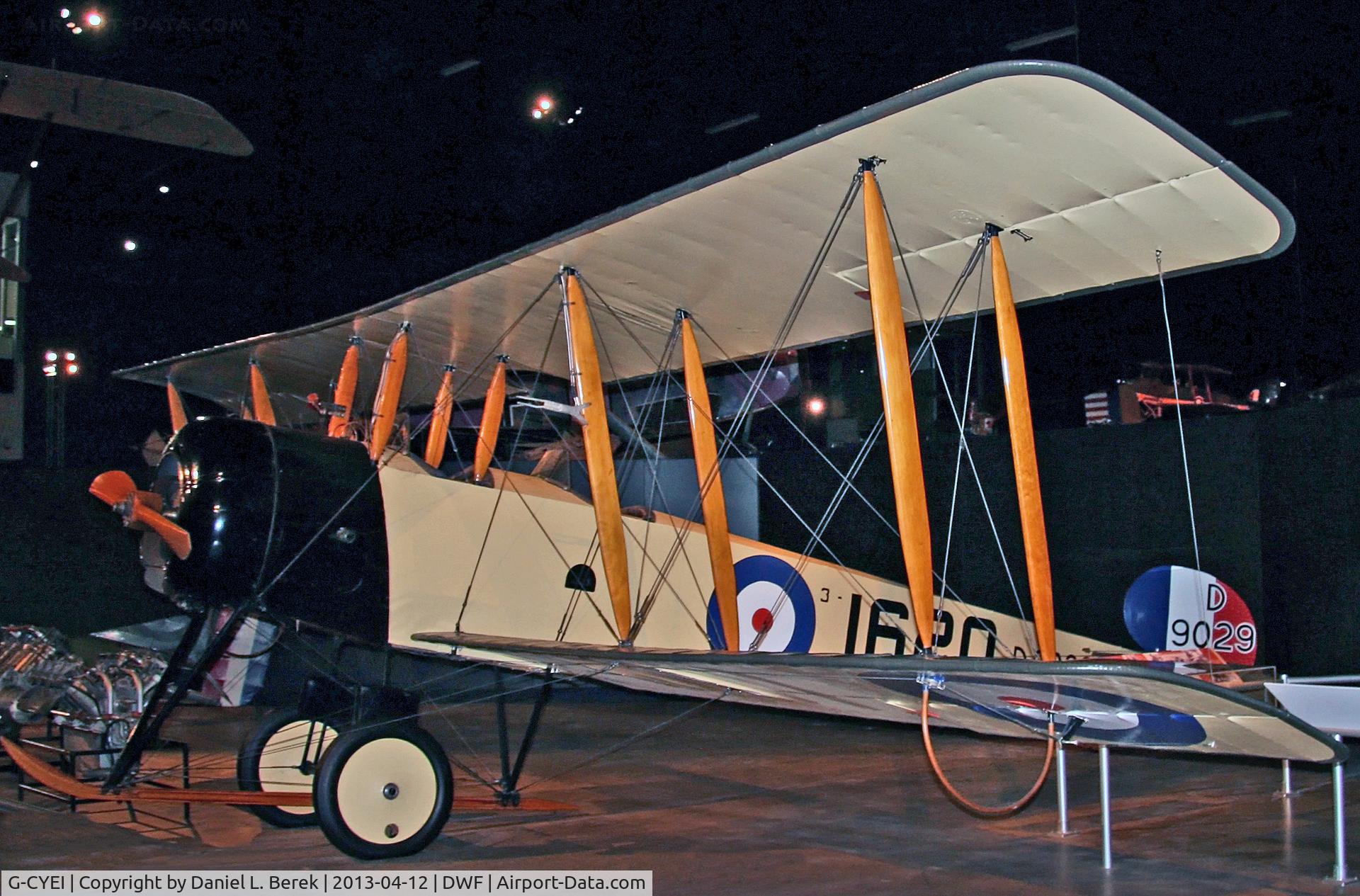 D9029, 1967 Avro 504K Replica C/N Not found G-CYEI, This beautiful replica can be seen at the National Museum of the Air Force, Dayton, OH