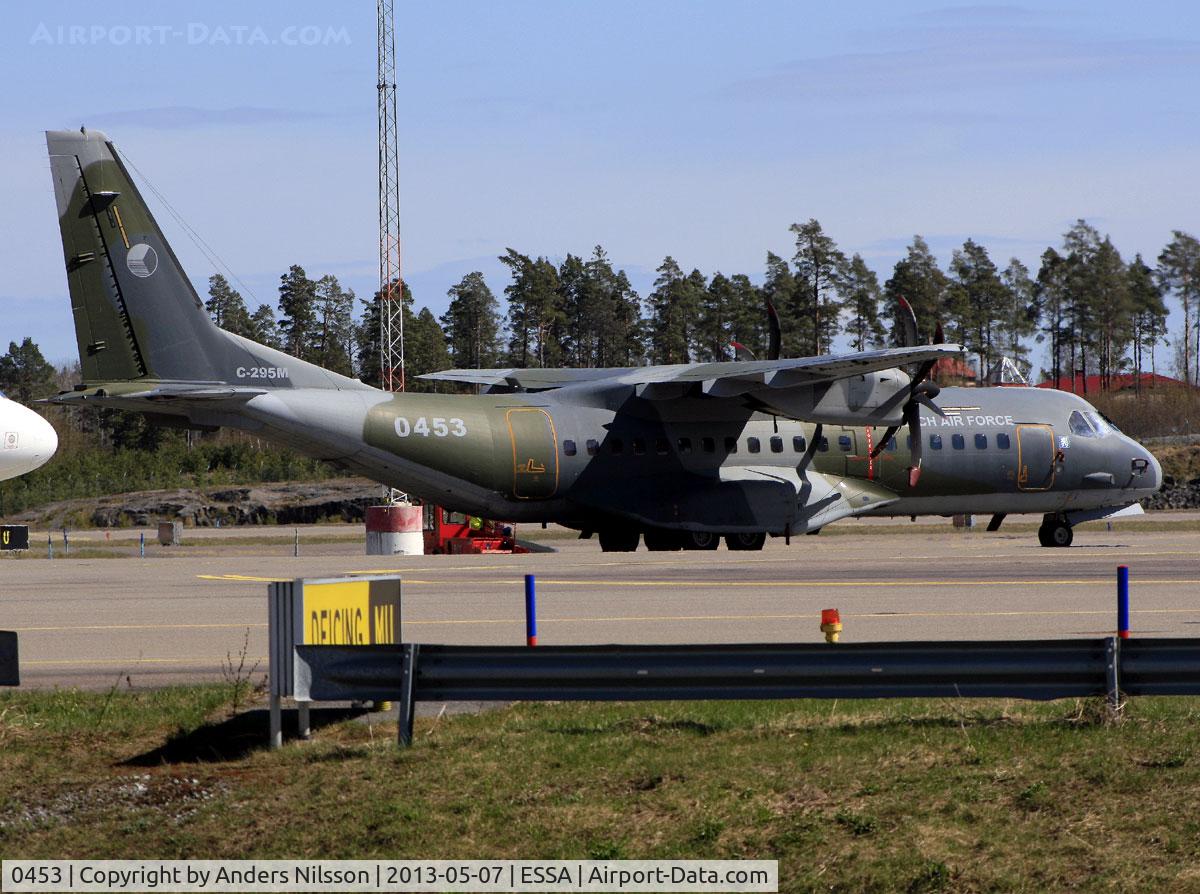 0453, 2010 CASA C-295M C/N 069, Parked at ramp M.
