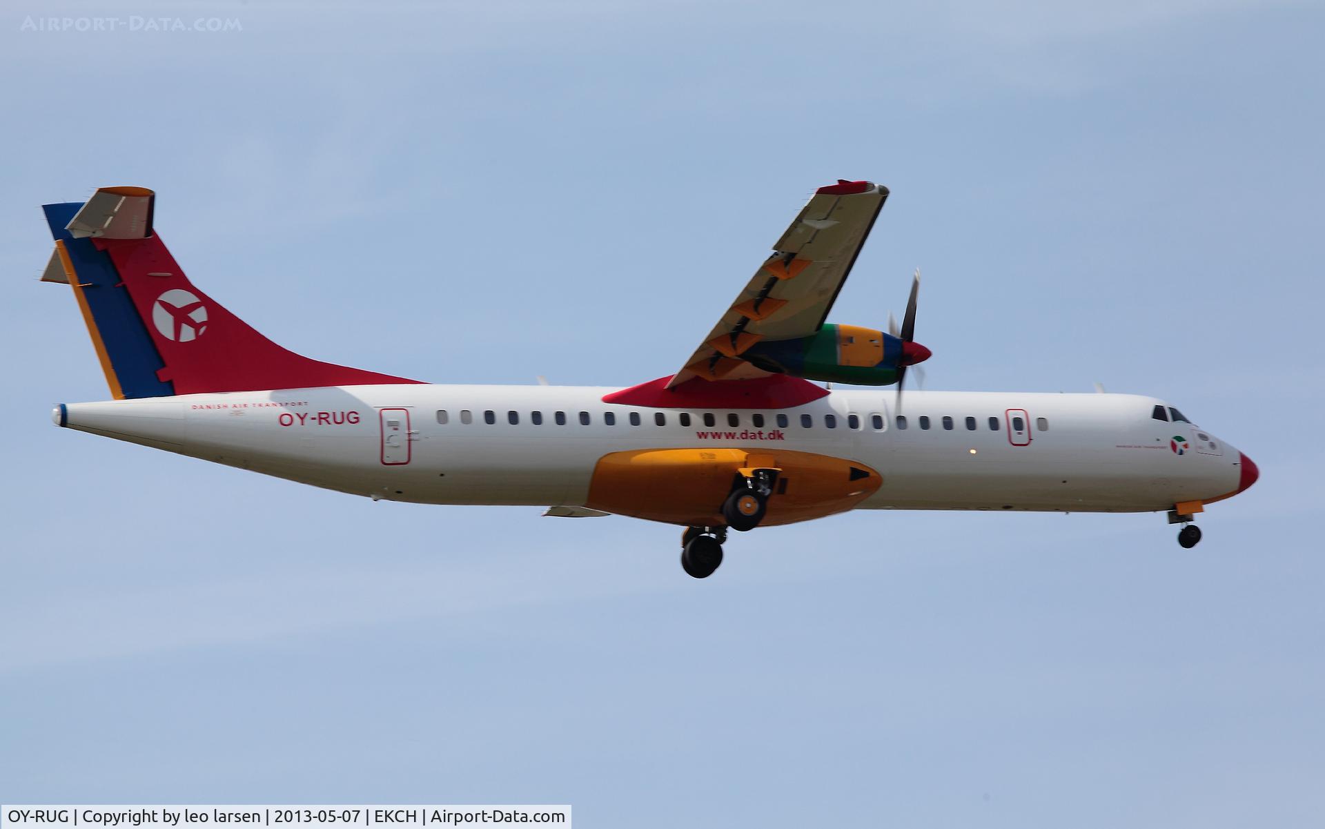 OY-RUG, 1998 ATR 72-202 C/N 509, Short final to R-04L CPH Copenhagen Kastrup7.5.13