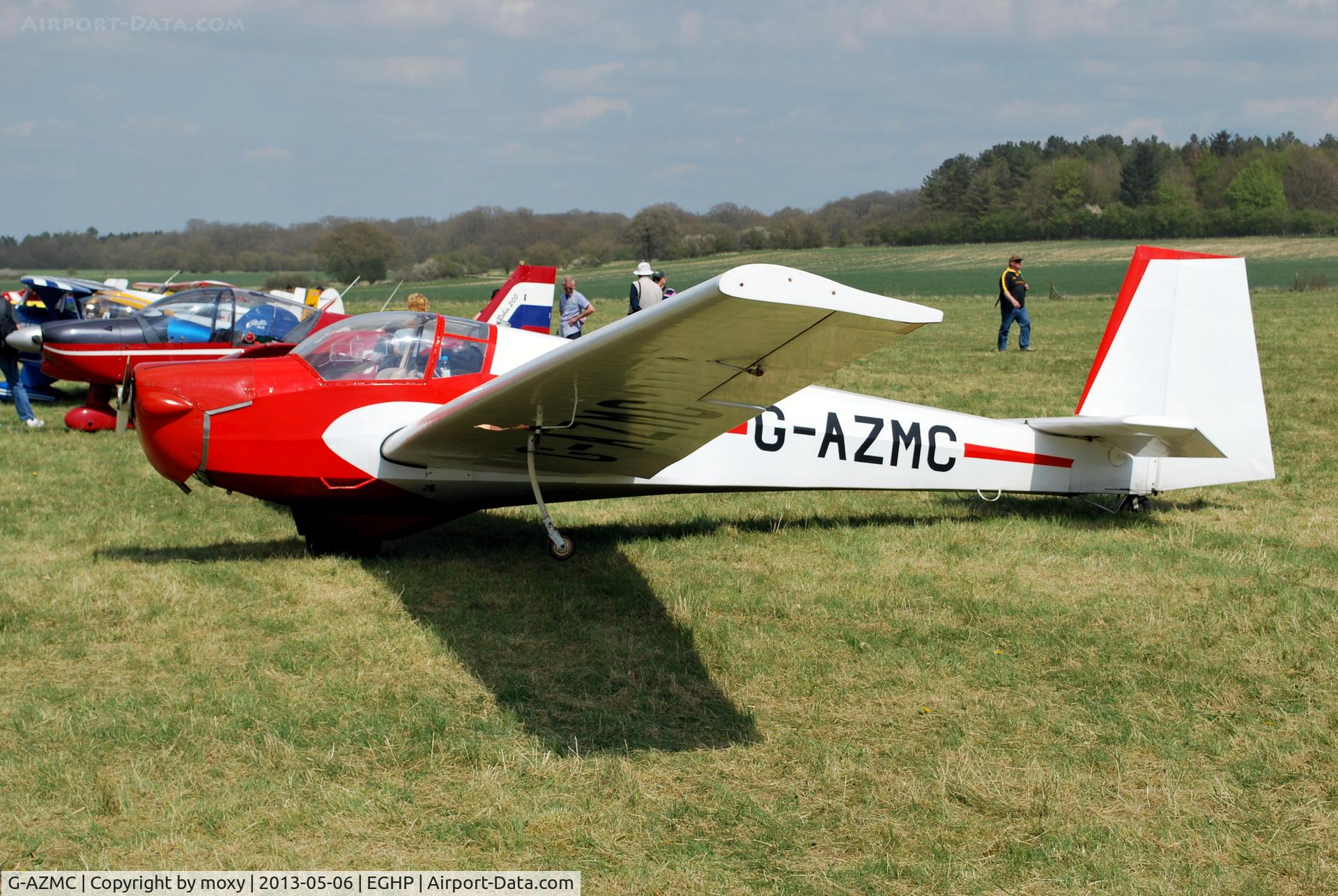 G-AZMC, 1972 Slingsby T-61A Falke C/N 1757, Slingsby T-61A Falke at Popham