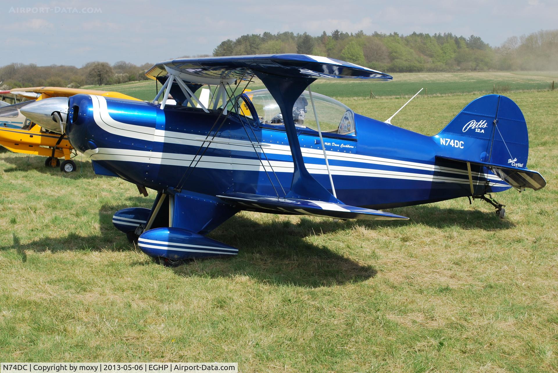 N74DC, 1980 Aerotek Pitts S-2A Special C/N 2228, Pitts S-2A at Popham
