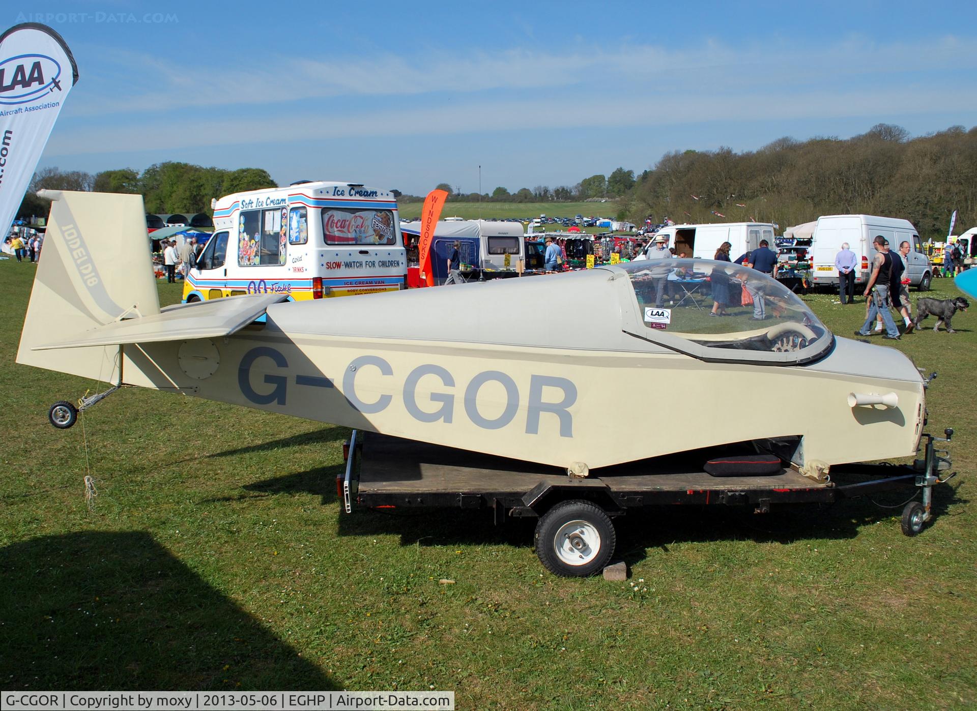 G-CGOR, 2010 Jodel D-18 C/N PFA169-12062, Jodel D18 at Popham