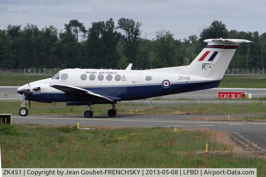 ZK451, 2003 Raytheon B200 King Air C/N BB-1830, Royal Air Force