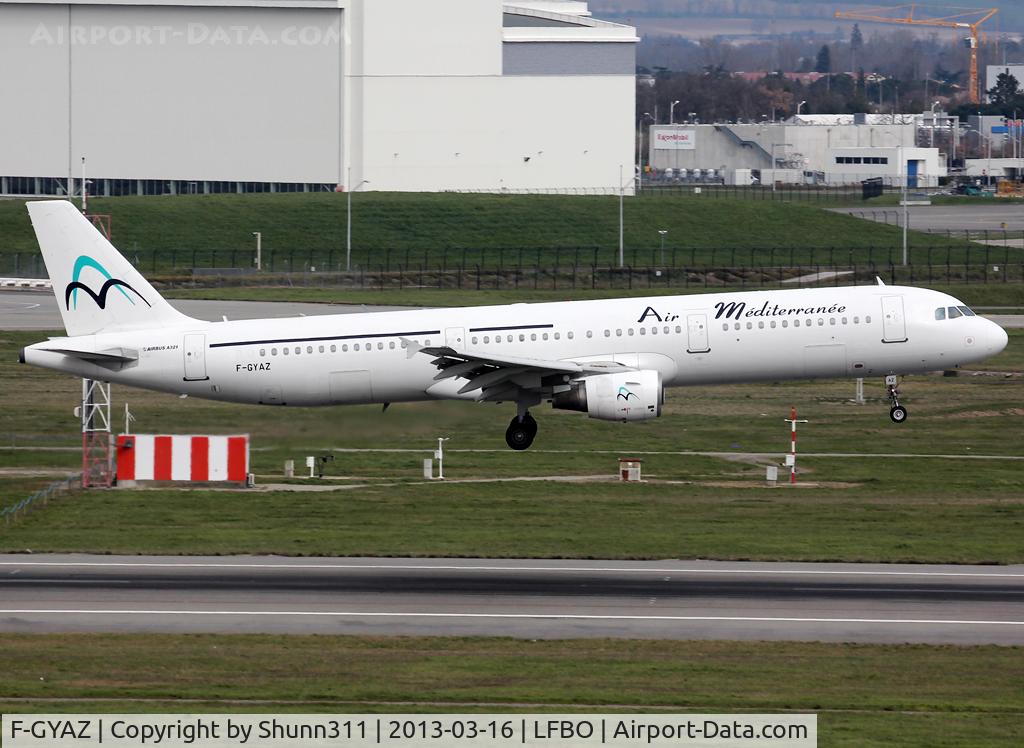 F-GYAZ, 1994 Airbus A321-111 C/N 519, Landing rwy 14R