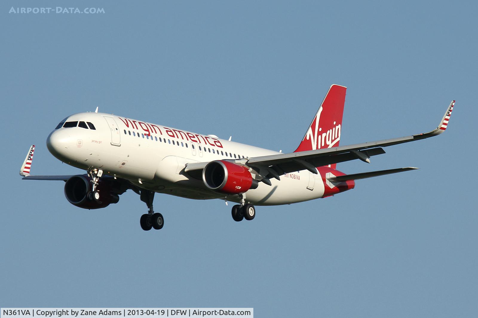 N361VA, 2013 Airbus A320-214 C/N 5515, Virgin Airlines 