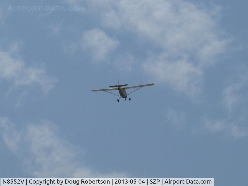 N8552V, 1974 Bellanca 7KCAB Citabria C/N 493-75, 1974 Bellanca 7KCAB CITABRIA, Lycoming IO-320-E2D 150 Hp, takeoff climb Rwy 22