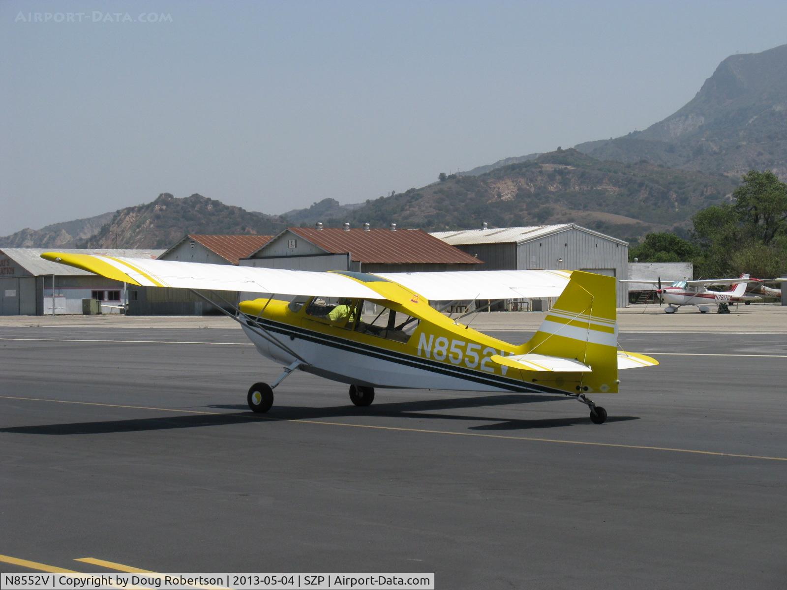N8552V, 1974 Bellanca 7KCAB Citabria C/N 493-75, 1974 Bellanca 7KCAB CITABRIA, Lycoming IO-320-E2D 150 Hp, taxi