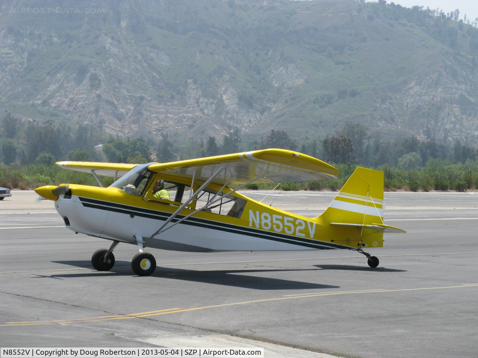 N8552V, 1974 Bellanca 7KCAB Citabria C/N 493-75, 1974 Bellanca 7KCAB CITABRIA, Lycoming IO-320-B1B 150 Hp, taxi