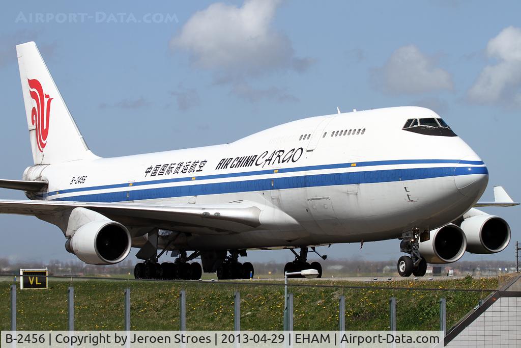 B-2456, 1989 Boeing 747-4J6/BCF C/N 24346, crossing the Hoofdvaart Bridge