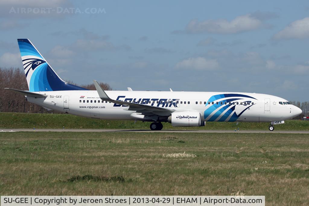 SU-GEE, 2012 Boeing 737-866 C/N 40803, coming in from Cairo
