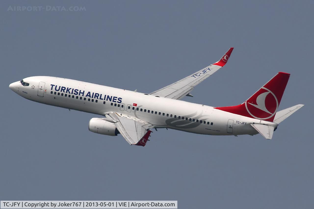 TC-JFY, 2000 Boeing 737-8F2 C/N 29783/497, Turkish Airlines