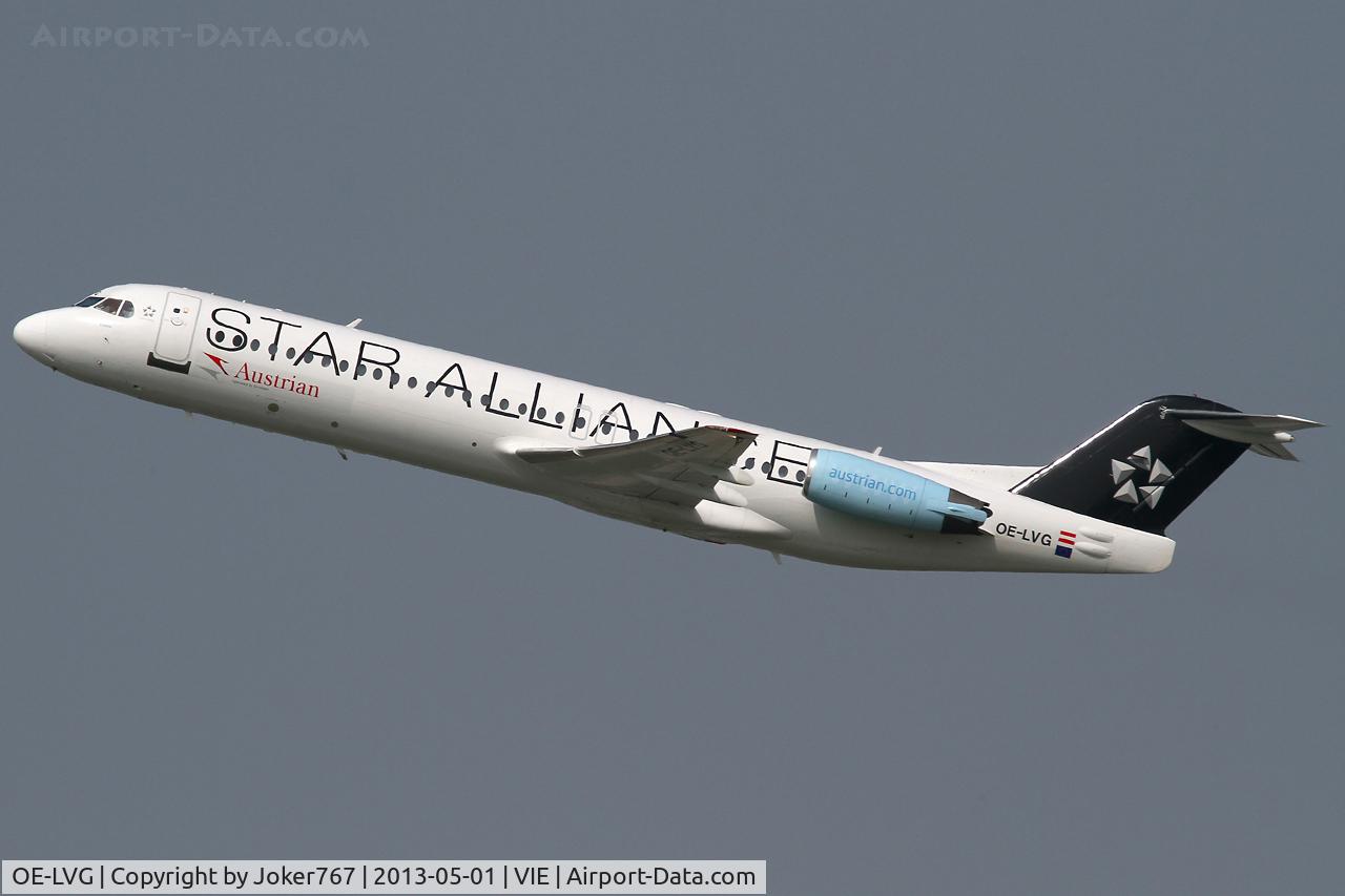 OE-LVG, 1994 Fokker 100 (F-28-0100) C/N 11520, Austrian Airlines