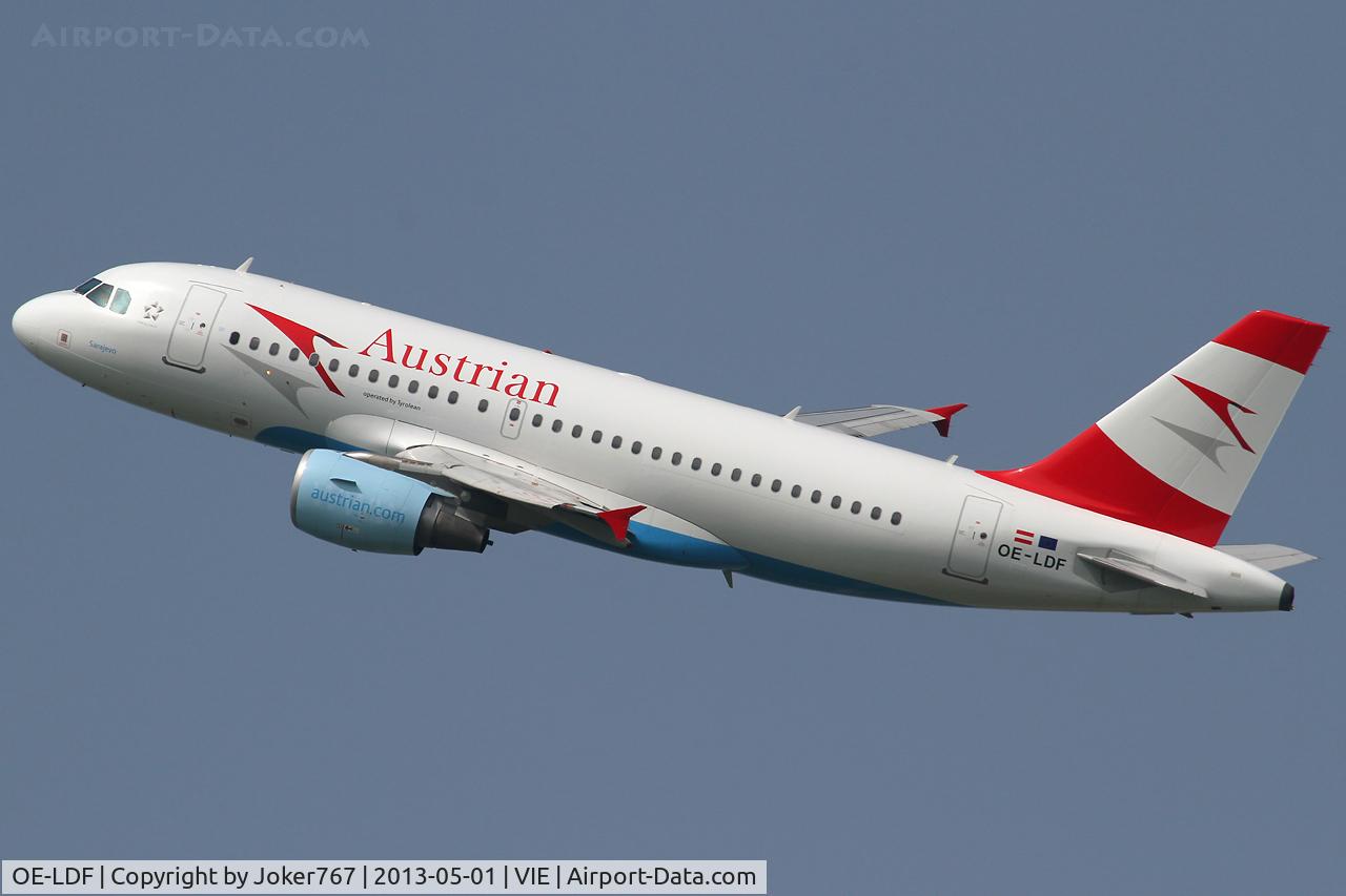 OE-LDF, 2005 Airbus A319-112 C/N 2547, Austrian Airlines