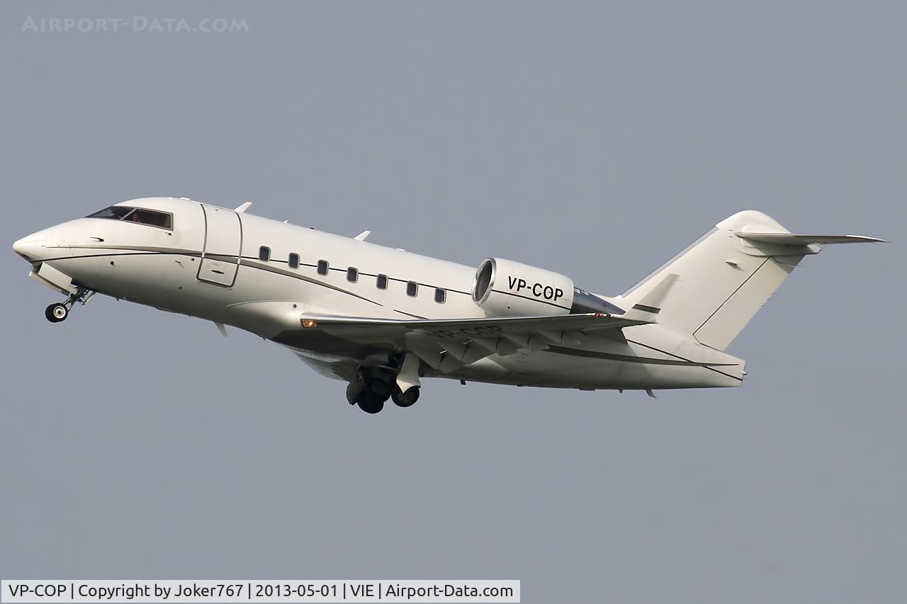 VP-COP, 2002 Bombardier Challenger 604 (CL-600-2B16) C/N 5552, Private