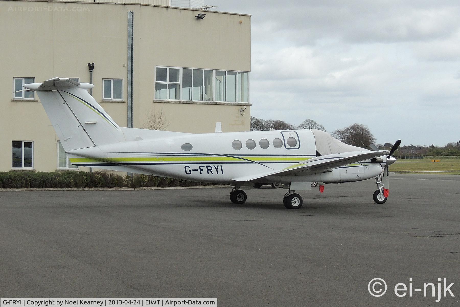 G-FRYI, 1976 Beech 200 Super King Air C/N BB-210, Seen parked on the apron at Weston.