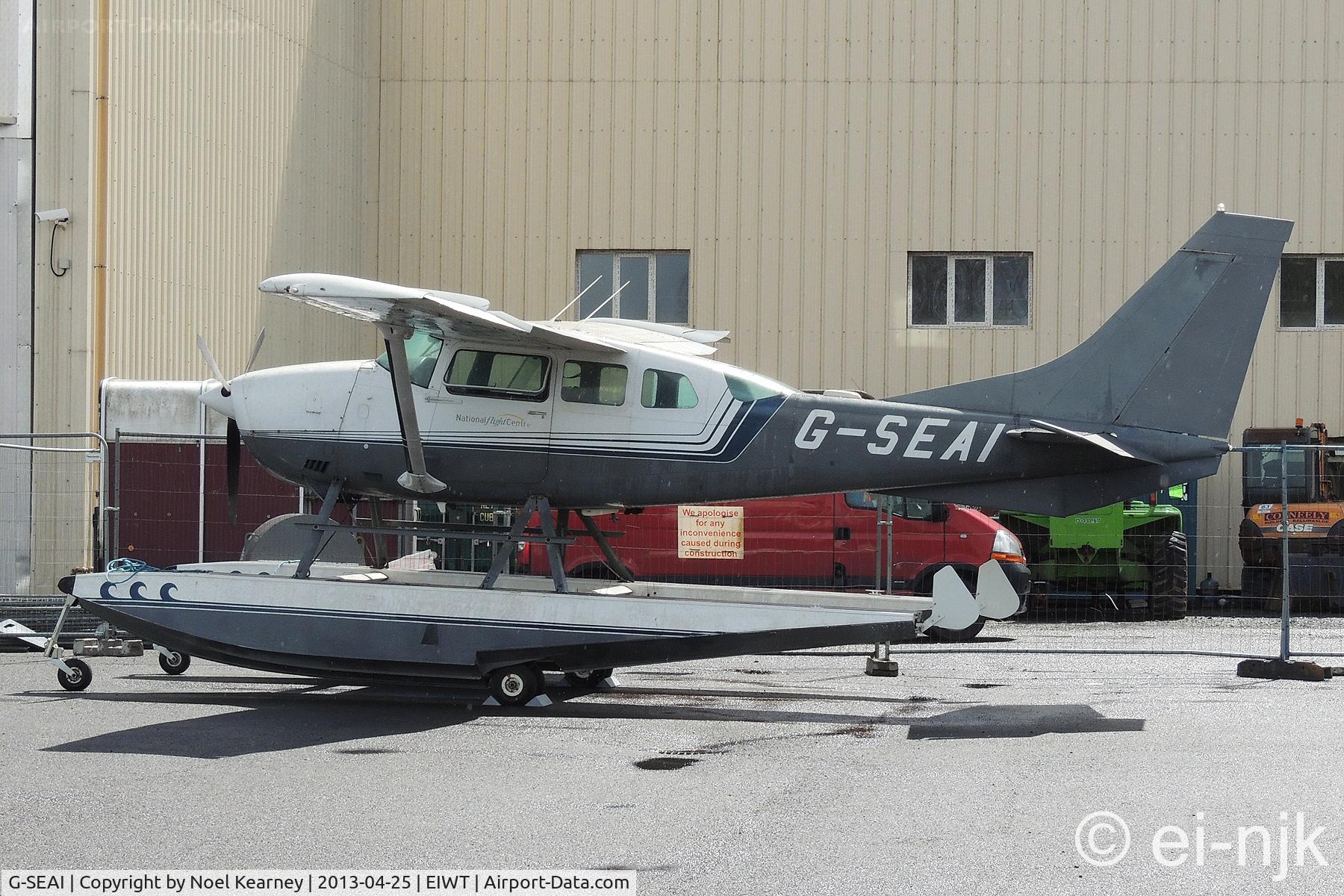 G-SEAI, 1977 Cessna U206G Stationair C/N U20604059, Pictured shortly after been pushed out of the hanger at Weston.