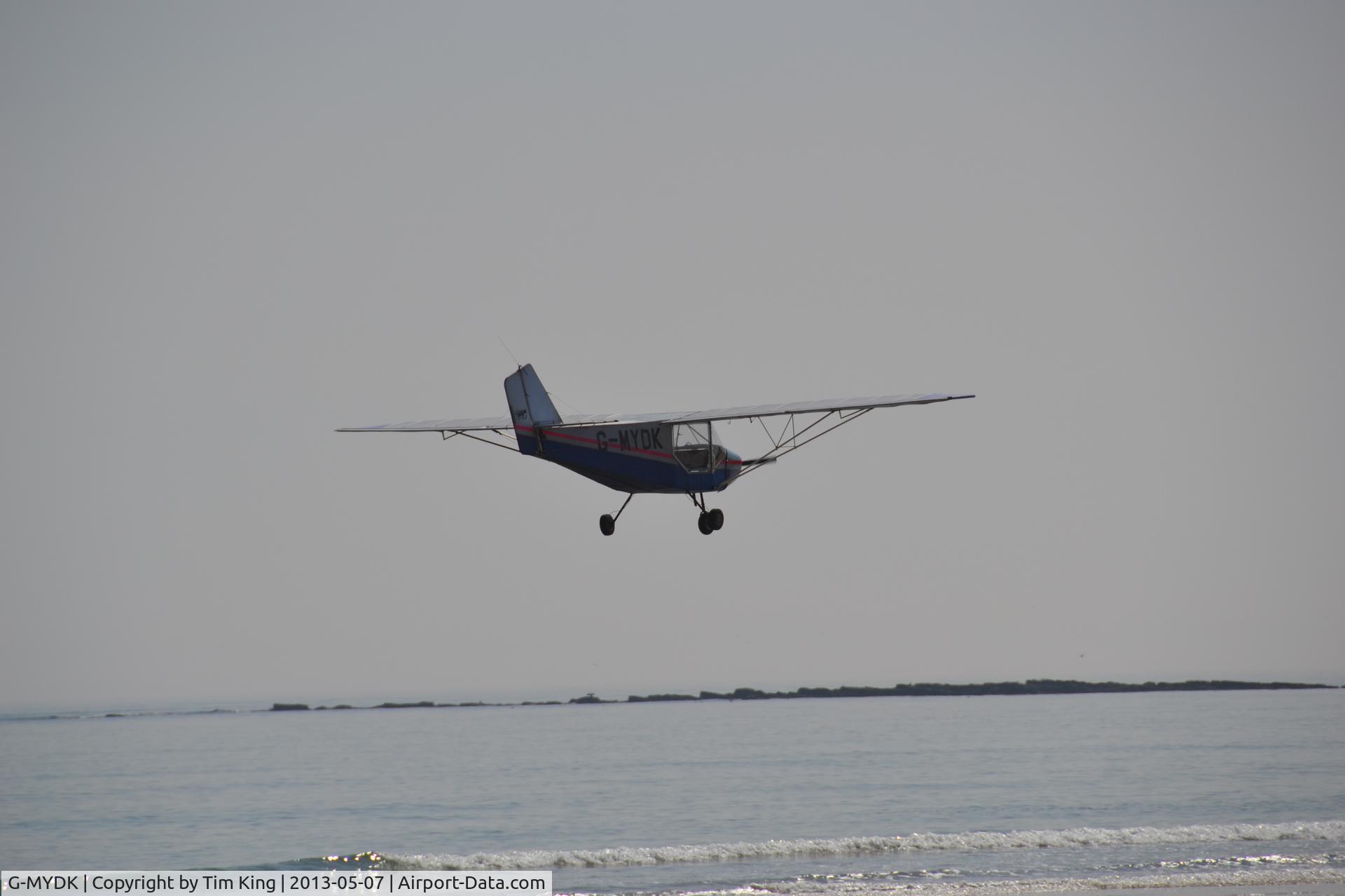 G-MYDK, 1992 Rans S-6ESD Coyote II C/N PFA 204-12239, Beadnell Bay, Northumbria, UK