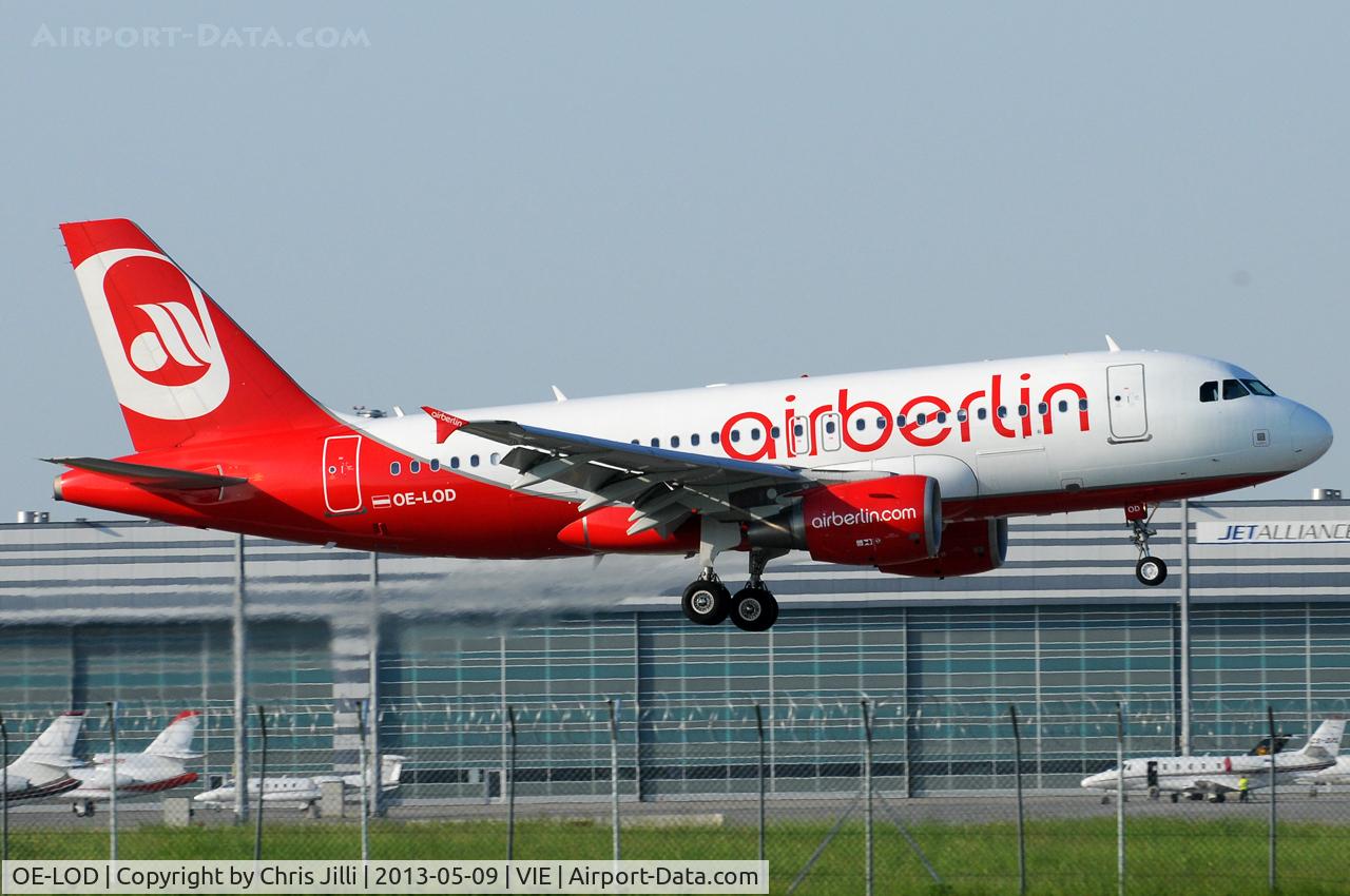 OE-LOD, 2008 Airbus A319-112 C/N 3689, Air Berlin