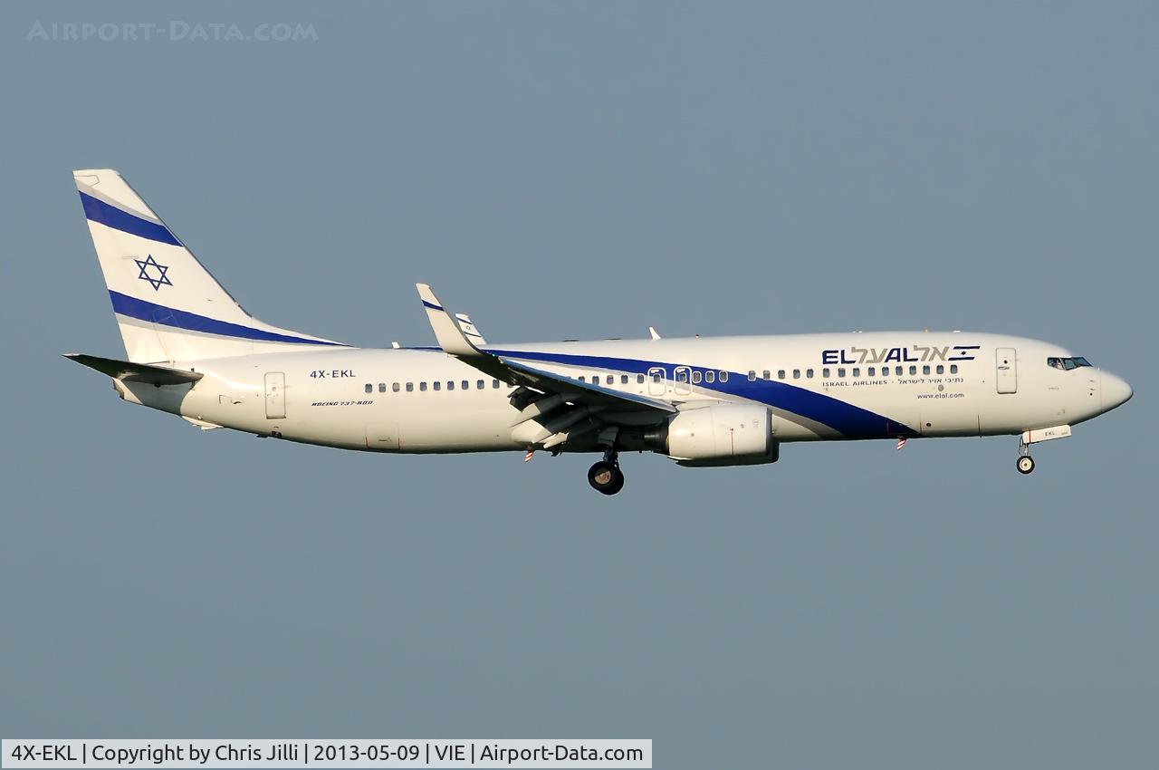 4X-EKL, 2009 Boeing 737-85P C/N 35478, El Al