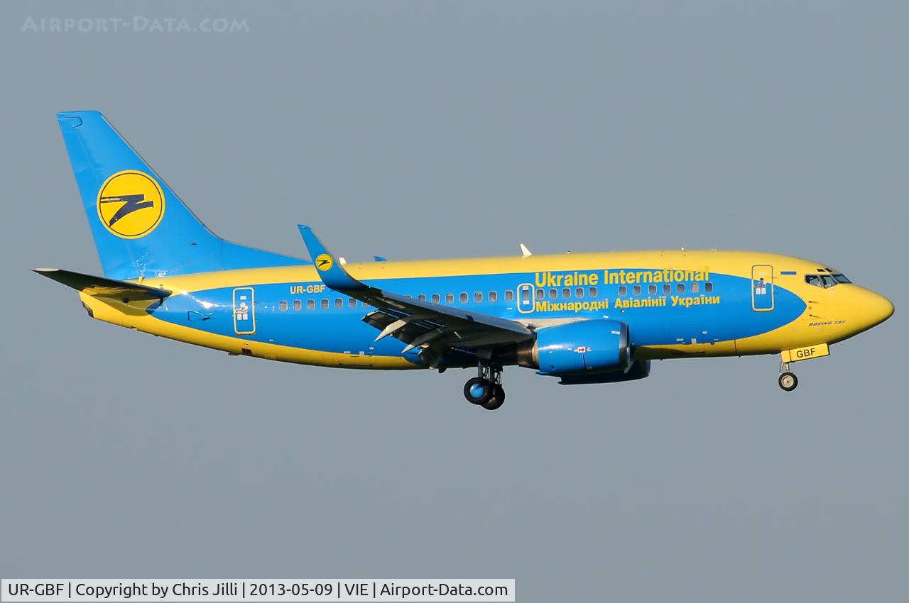 UR-GBF, 1990 Boeing 737-548 C/N 24919, Ukraine International