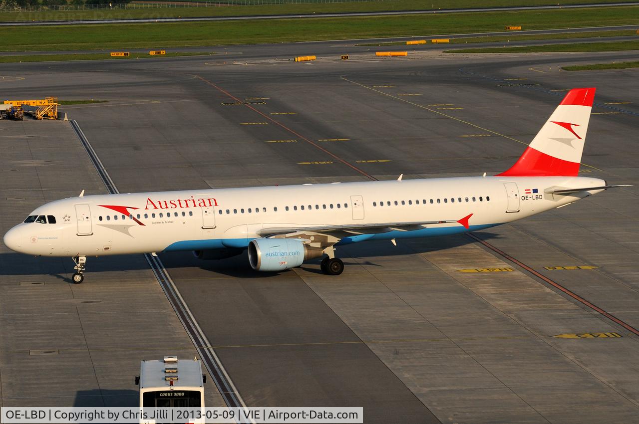 OE-LBD, 1998 Airbus A321-211 C/N 920, Austrian Airlines