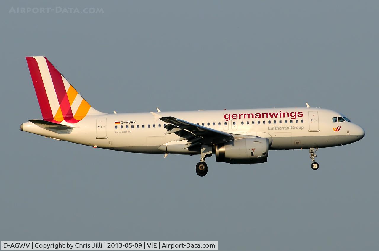 D-AGWV, 2013 Airbus A319-132 C/N 5467, Germanwings