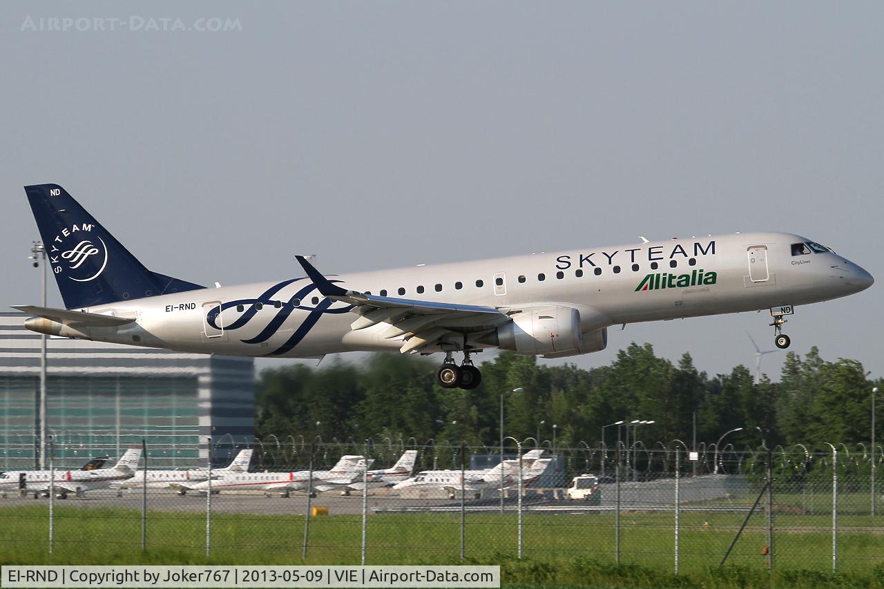 EI-RND, 2012 Embraer 190LR (ERJ-190-100LR) C/N 19000512, Alitalia