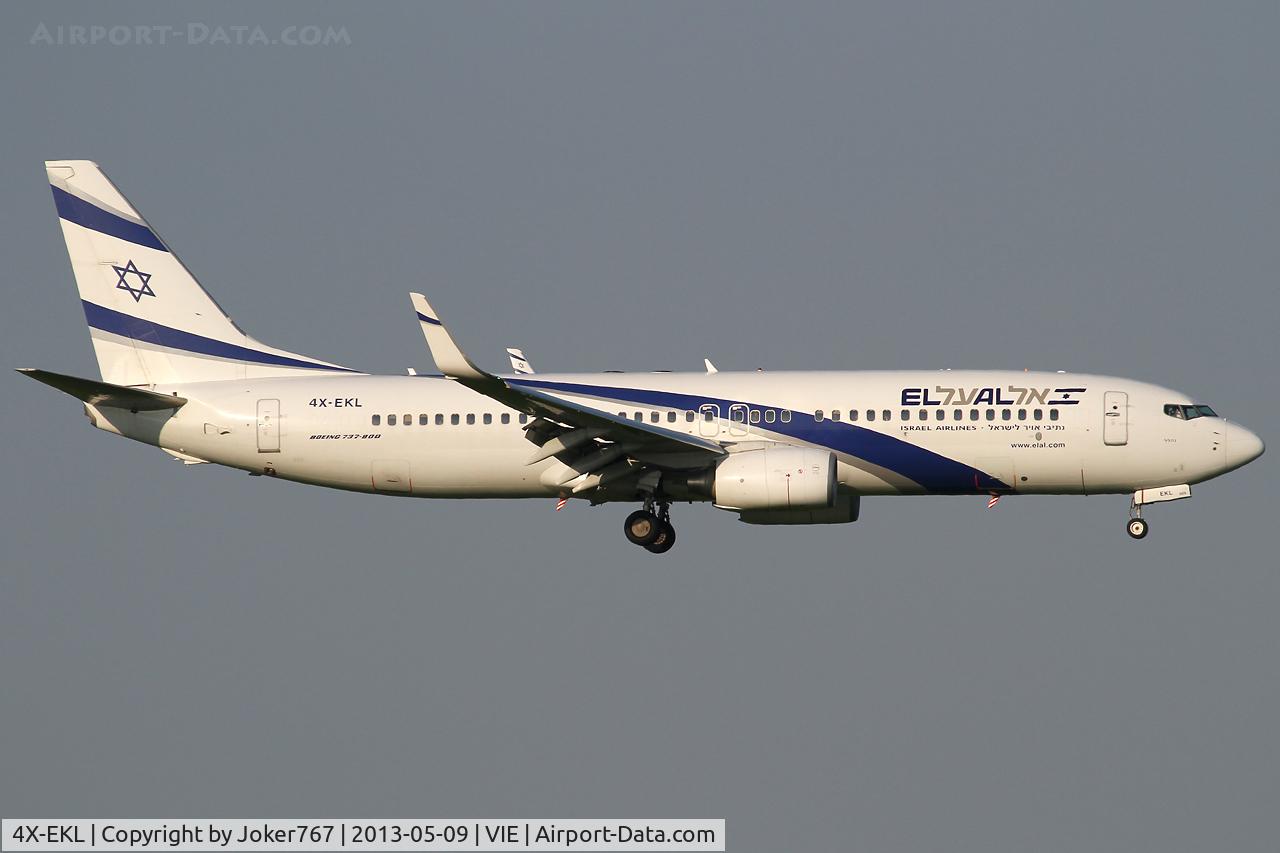 4X-EKL, 2009 Boeing 737-85P C/N 35478, El Al