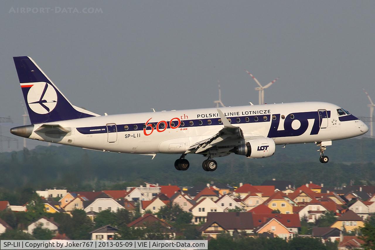 SP-LII, 2009 Embraer 175LR (ERJ-170-200LR) C/N 17000290, LOT - Polish Airlines
