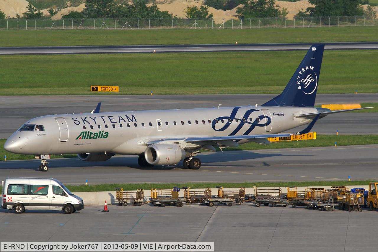 EI-RND, 2012 Embraer 190LR (ERJ-190-100LR) C/N 19000512, Alitalia