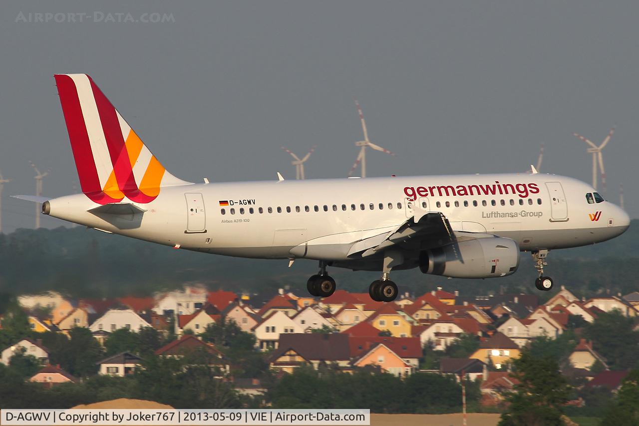 D-AGWV, 2013 Airbus A319-132 C/N 5467, Germanwings