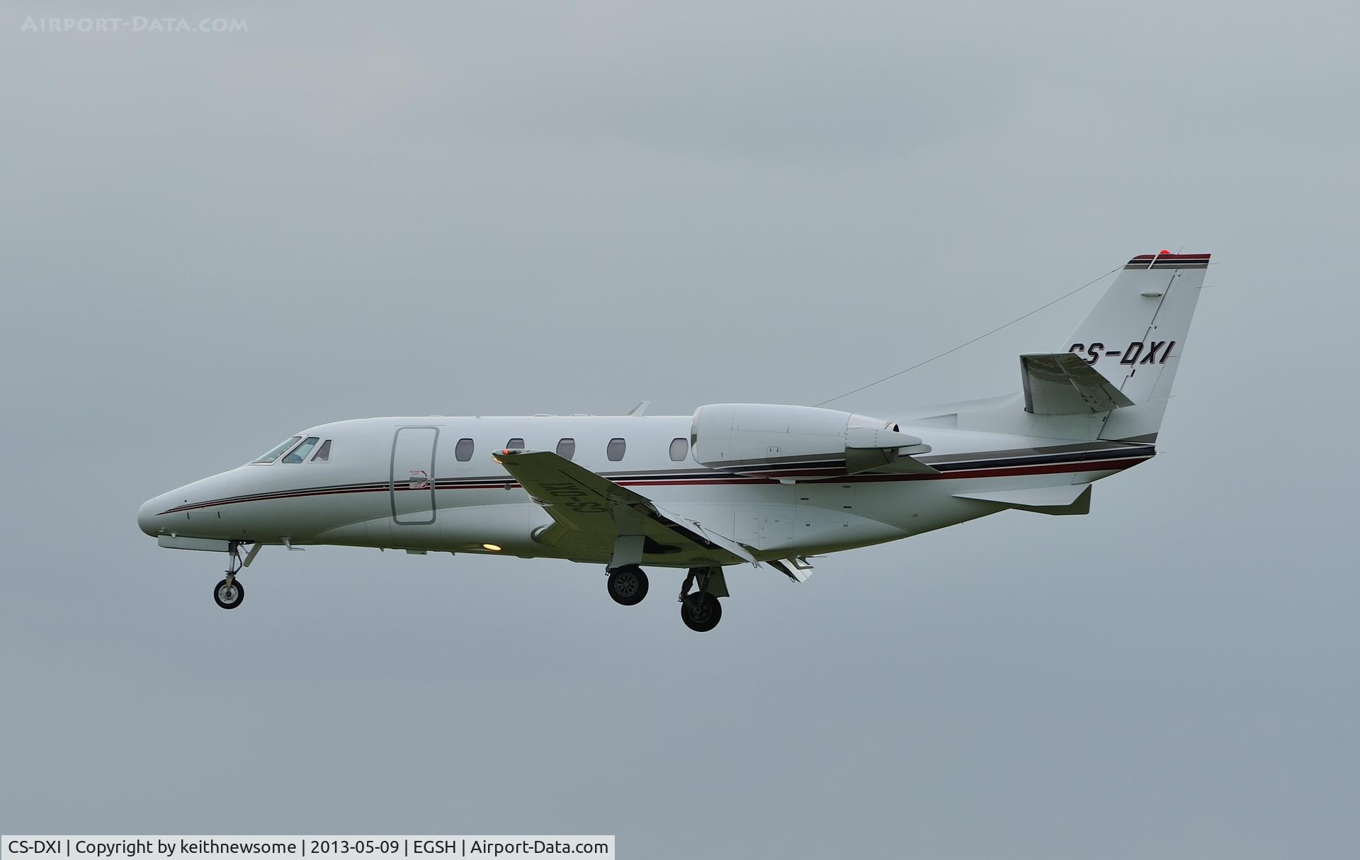 CS-DXI, 2006 Cessna 560 Citation XLS C/N 560-5621, NetJets in a cross wind landing !