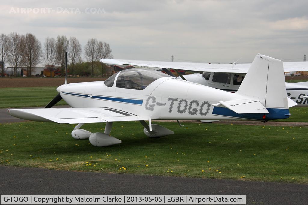 G-TOGO, 2003 Vans RV-6A C/N PFA 181A-13447, Vans RV-6A at The Real Aeroplane Club's May-hem Fly-In, Breighton Airfield, May 2013.