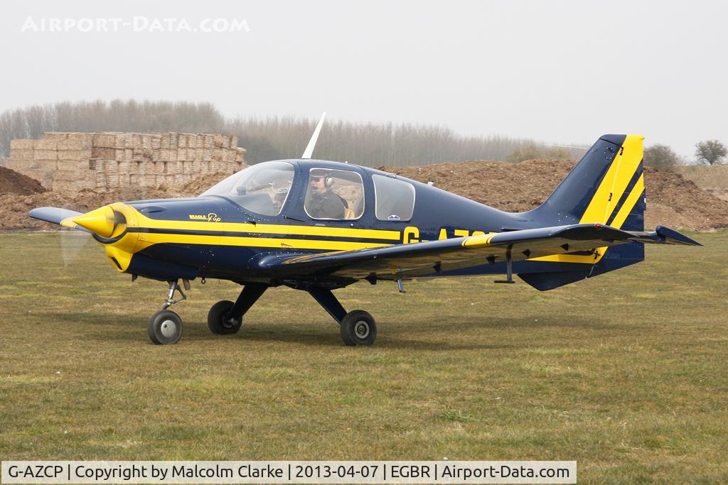 G-AZCP, 1970 Beagle B-121 Pup Series 2 (Pup 150) C/N B121-158, Beagle B-121 Pup 200 at The Real Aeroplane Company's Spring Fly-In, Breighton Airfield, April 2013.