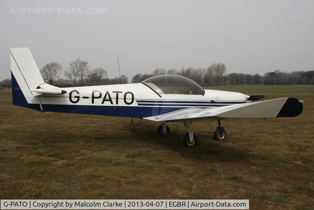 G-PATO, 2004 Zenair CH-601UL Zodiac C/N PFA 162A-14328, Zenair CH-601 UL Zodiac at The Real Aeroplane Club's Spring Fly-In, Breighton Airfield, April 2013.