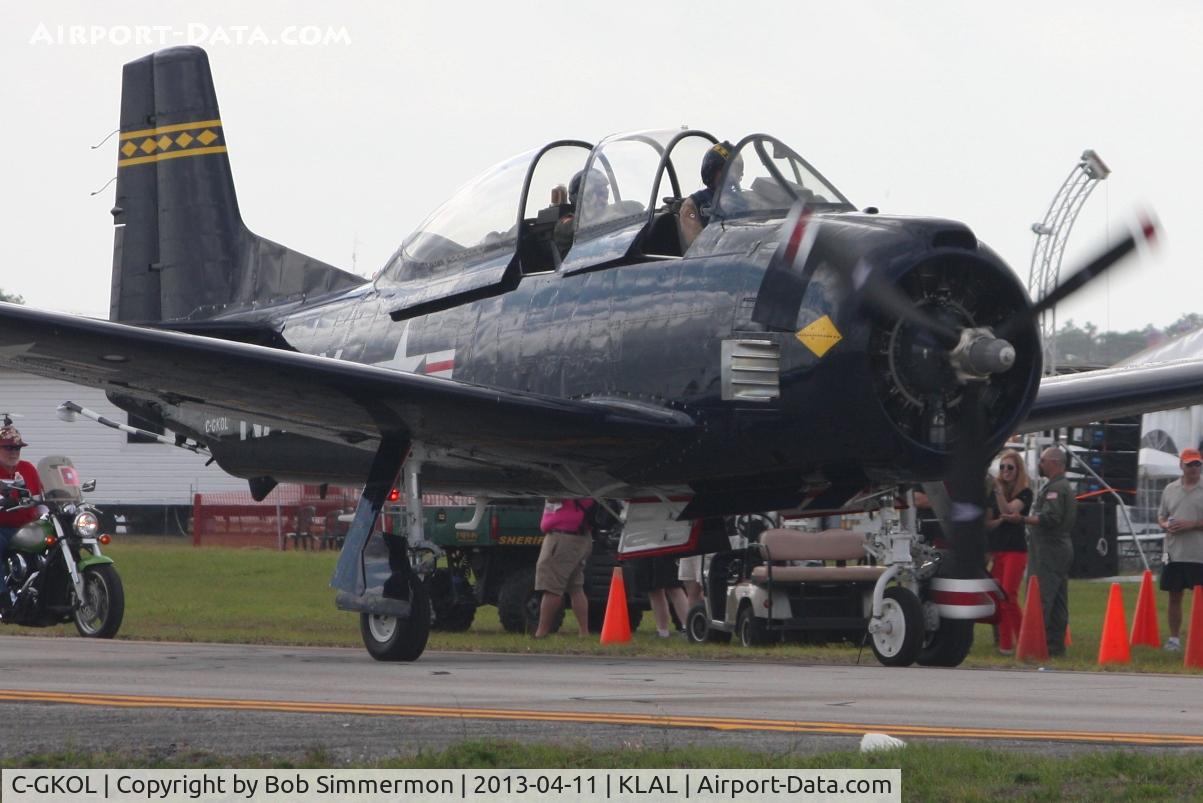 C-GKOL, 1957 North American T-28C Trojan C/N 252-23, Sun N Fun 2013 - Lakeland, FL