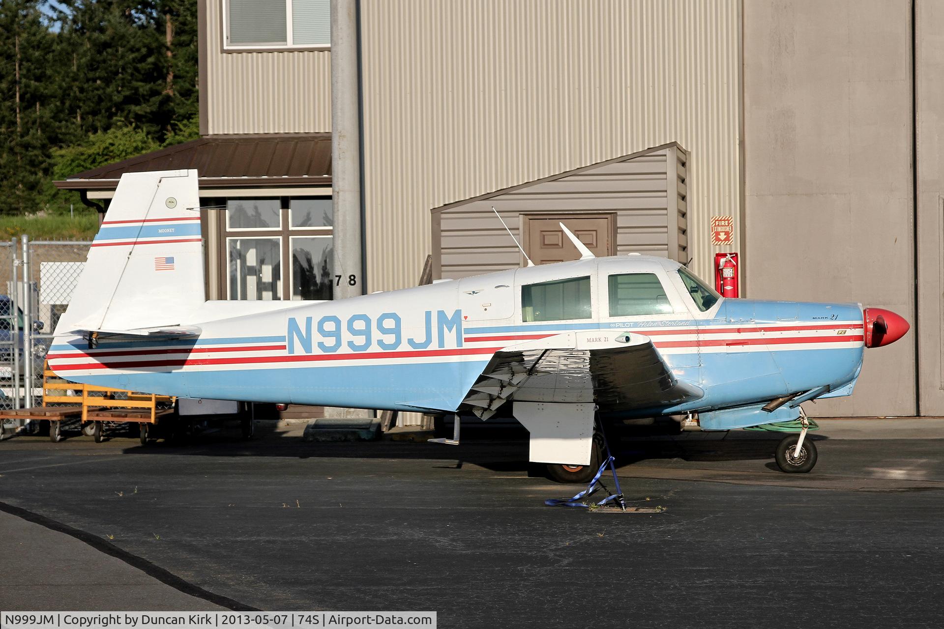 N999JM, 1965 Mooney M20C Ranger C/N 3050, Nice evening Anacortes shot.