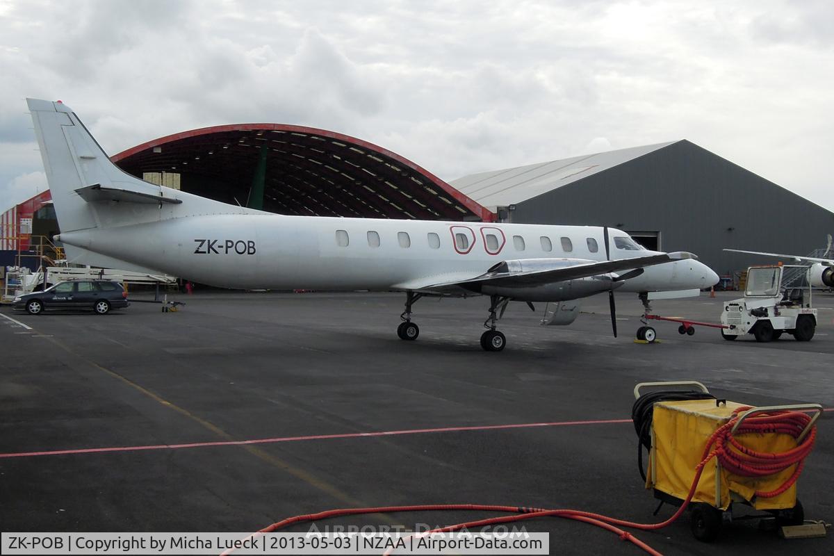 ZK-POB, 1985 Fairchild Swearingen SA-227AC Metro III C/N AC-606B, At Auckland