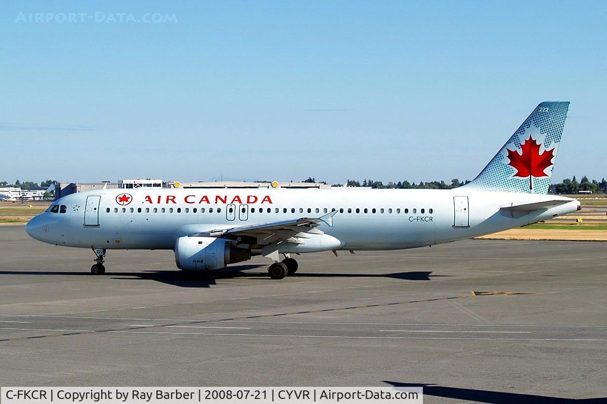 C-FKCR, 1991 Airbus A320-211 C/N 290, Airbus A320-211 [0290] (Air Canada) Vancouver~C 21/07/2008