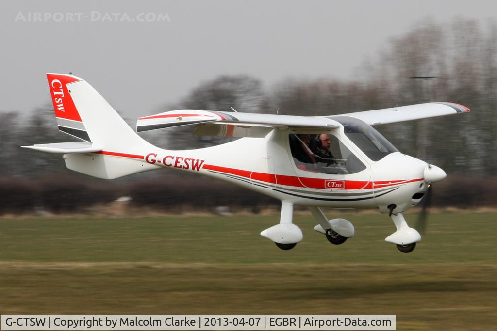 G-CTSW, 2006 Flight Design CTSW C/N 05-11-15, Flight Design CTSW at The Real Aeroplane Club's Spring Fly-In, Breighton Airfield, April 2013.