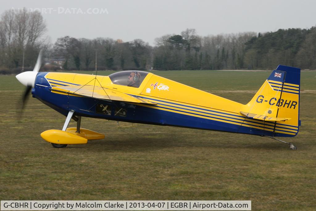 G-CBHR, 1993 Stephens Akro Laser Z200 C/N Q056, Laser Z200 at The Real Aeroplane Club's Spring Fly-In, Breighton Airfield, April 2013.
