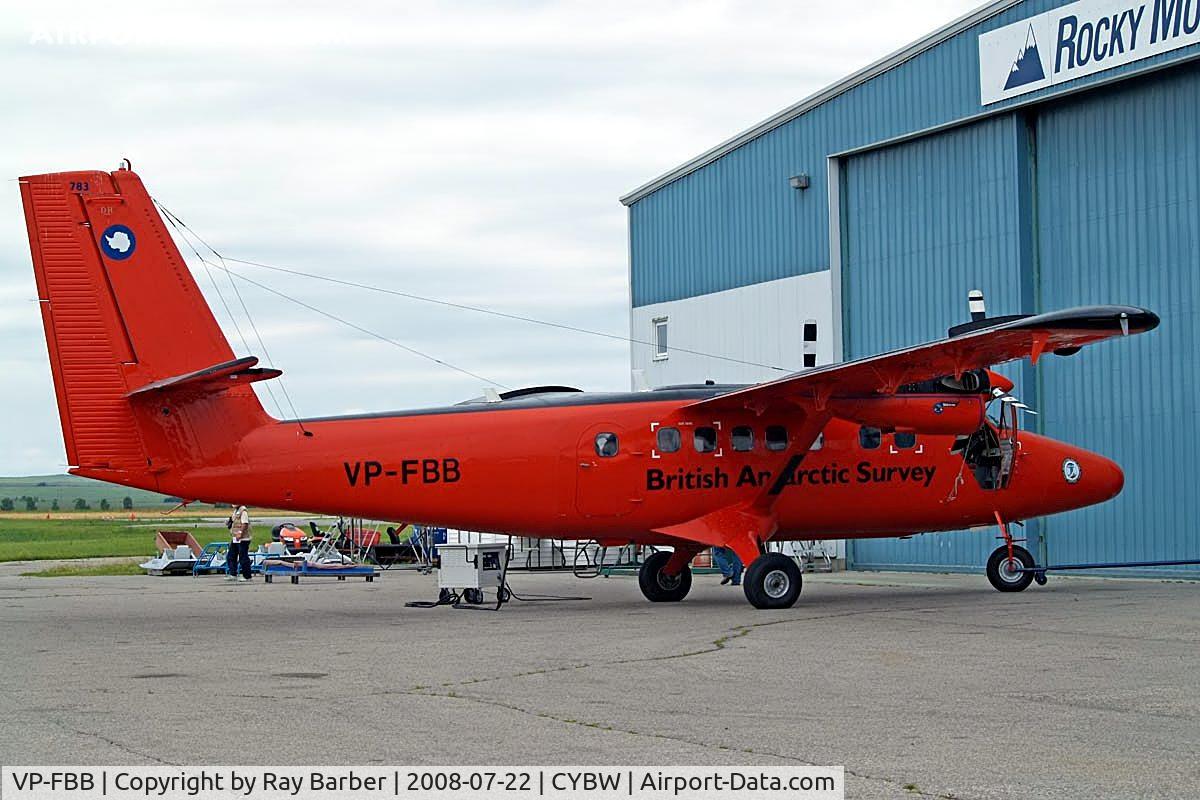 VP-FBB, 1982 De Havilland Canada DHC-6-300 Twin Otter C/N 783, De Havilland Canada DHC-6-300 Twin Otter [783] (British Antartic Survey) Calgary-Springbank~C 22/07/2008