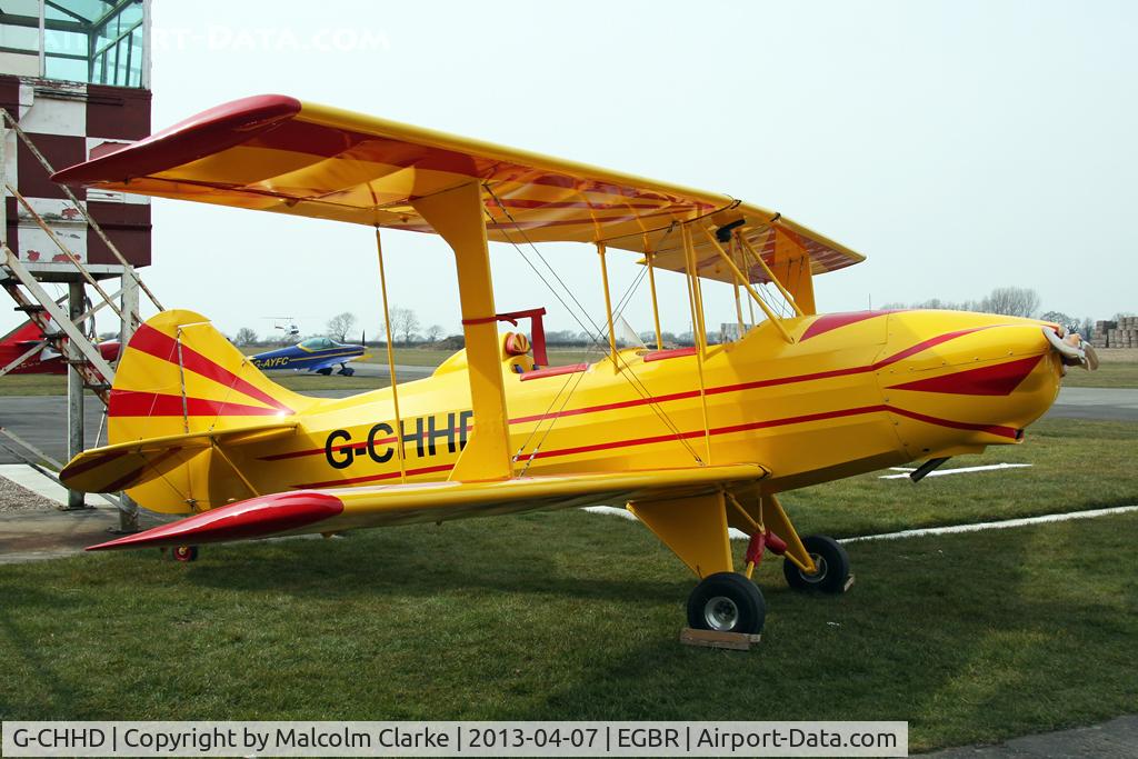 G-CHHD, 2012 TLAC Sherwood Ranger XP C/N LAA 237A-15054, Sherwood Ranger XP at The Real Aeroplane Club's Spring Fly-In, Breighton Airfield, April 2013.