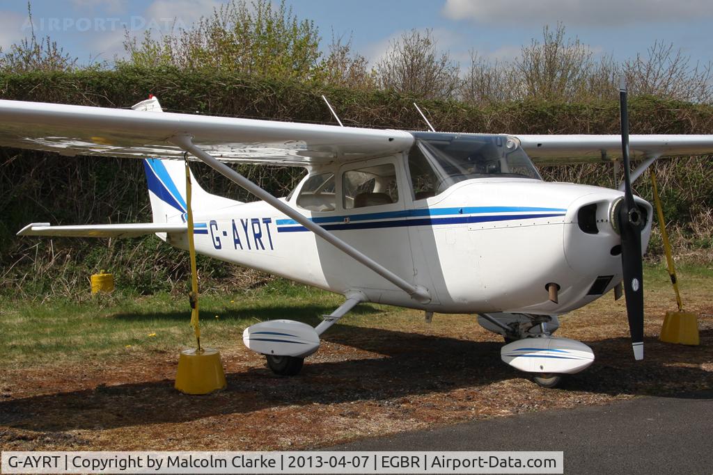 G-AYRT, 1971 Reims F172K Skyhawk C/N 0777, Reims F172K Skyhawk at The Real Aeroplane Club's Spring Fly-In, Breighton Airfield, April 2013.