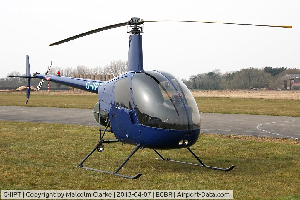 G-IIPT, 1994 Robinson R22 Beta C/N 2506, Robinson R-22 Beta at The Real Aeroplane Club's Spring Fly-In, Breighton Airfield, April 2013.