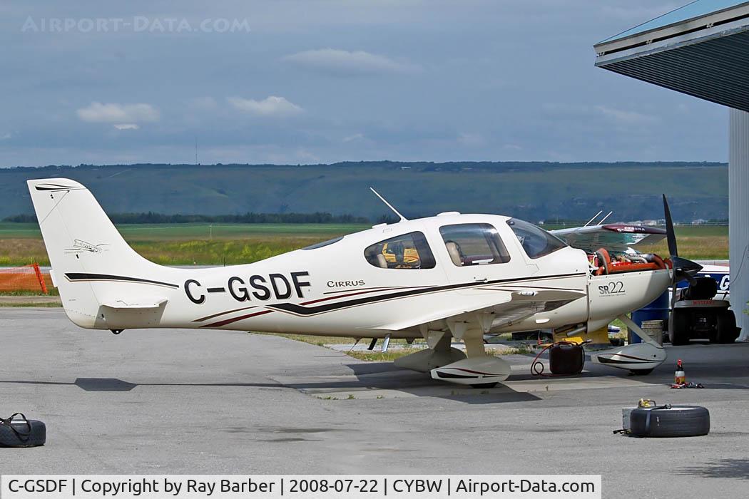 C-GSDF, 2003 Cirrus SR22 C/N 0732, Cirrus Design SR-22 [0732] Calgary-Springbank~C 22/07/2008